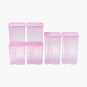 [땡스소윤 시즌4] 냉동실 전용 밀폐용기 타워1호 2200ml 2개 + 타워3호 1500ml 4개 세트