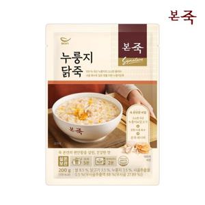 [본죽] 누룽지닭죽 200g 1팩