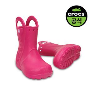 ★정상가 54,900원★크록스공식 키즈 핸들 잇 레인부츠 CPK (24SKBT12803)