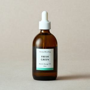 소소코 자연 순수 아로마 바디 트리트먼트 오일 마사지오일 프레쉬그린 100ml 라이트버전