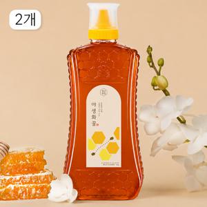 청년벌집 야생화꿀 2kg x 2개 천연벌꿀 자연벌꿀 토종꿀