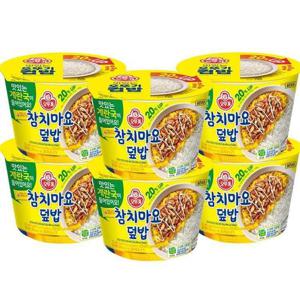 오뚜기 참치마요덮밥 247g 6개/컵밥 간편식품 즉석밥
