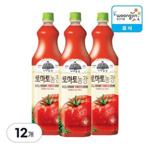웅진식품 가야농장 토마토 1.5L X 12개