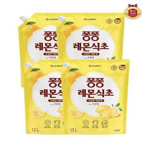 [퐁퐁]퐁퐁 레몬식초 1.2L x 4개