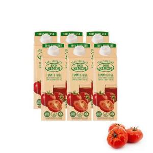 [셀러허브 식품]돈시몬 무설탕 NFC 착즙주스 1L 토마토주스 3+3
