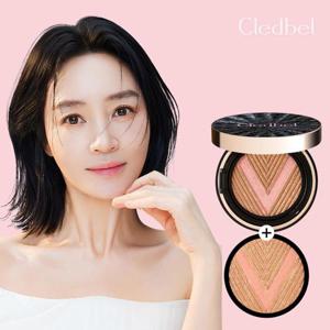 끌레드벨 글로우파워리프트V쿠션 블랙 23호 본품+리필