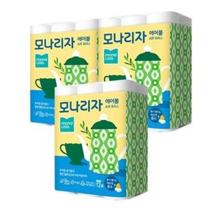 [모나리자][모나리자]모나리자 에어볼 키친타올 150매 12롤 총 36롤_638145