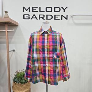 [멜로디가든]무지개체크남방 M26S2B149_SH