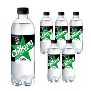 롯데칠성음료 칠성 제로 업소용 사이다 500ml 24개 /s