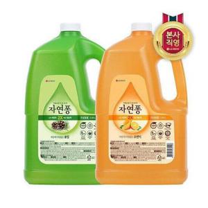 [자연퐁]자연퐁 주방세제 리필 3.04L x 2개 (솔잎/오렌지 2종 택1)