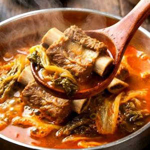[국내산 소갈비+우거지] 팔도진미 얼큰 우거지 갈비탕 X 6팩