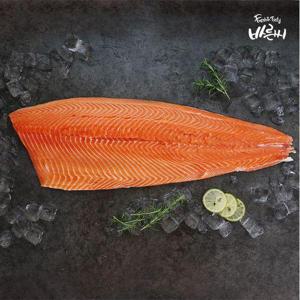 [바른씨]슈페리어급 노르웨이 생연어 반마리 2kg전후 (원물6-7kg)