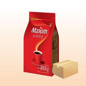 동서 맥심 오리지날 리필 커피 500g x 12개/블랙