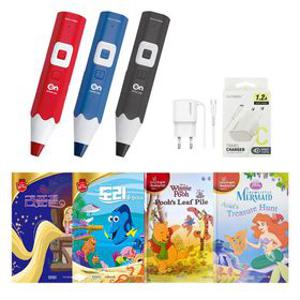 태극온펜 64G(4세대 세이펜 RTT-4000BD)+디즈니명작동화 4권(한글/영어)+충전기