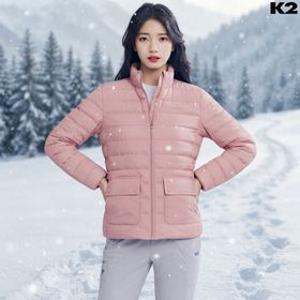 여성 중량 헝가리 구스다운 시그니처 카이트 경량 다운 W KWU24572-JS