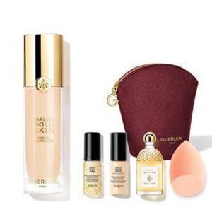 [NEW/3종+퍼프+파우치] 빠뤼르 골드 스킨 세럼 파운데이션 세트