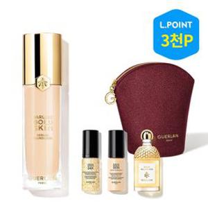 [8적립][NEW/3종+파우치]빠뤼르 골드 스킨 세럼 파운데이션세트(+ L.POINT 3천점)