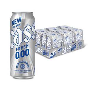 리뉴얼 카스 제로 0.00 500ml X 24캔 논알콜 무알콜맥주맛