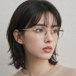 페라가모 안경테 SF2596 710 티타늄 명품 여자 남자 라운드 메탈테 패션