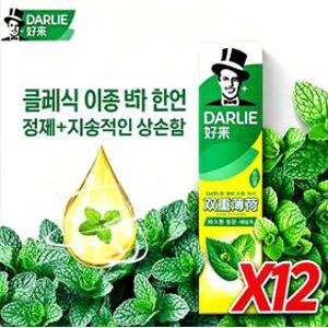 6+6홍콩 달리치약 대용량 액션 더블민트 225g 12개입