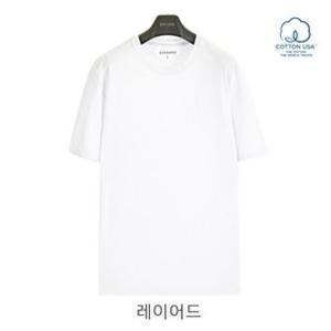 E 미들 USA코튼 레이어드 티셔츠 긴기장 2color 택1