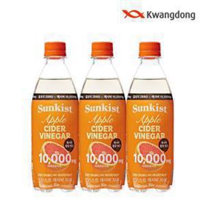 [광동직영] 썬키스트 애사비 제로 스파클링 자몽 500ml 24입