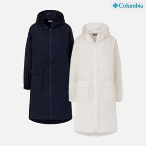 컬럼비아 여성 엘리스 리버 경량 롱 바람막이 자켓 C62-YL3532-GA
