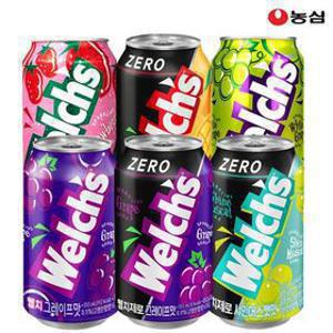 [APP전용] 웰치스 포도 355ml 24캔/48캔 외 웰치 6종 [제로/애플망고/청포도/딸기/샤인머스캣]