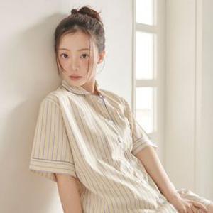 [곽민경 PICK] 버터크림 반팔 잠옷 세트