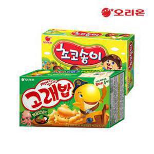 [브랜드데이]오리온 고래밥 볶음양념(46g) 10개 + 초코송이(50g) 10개