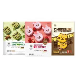 빚은 동물모양 백설기 3종 2봉 (토끼/드래곤/호랑이)
