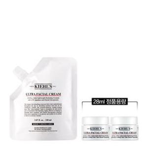 [8] 키엘 수분 장벽 크림 리필 파우치 150ml 세트 (+28ml 정품용량)