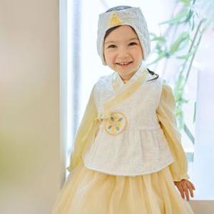 온유나래 원피스 여아 아기 한복세트
