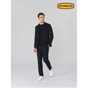 [패션플러스][인터메조]컴포트 워셔블 데일리 수트 셋업 IMGBSU003F 블랙