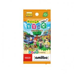 닌텐도 튀어나와요 동물의 숲 아미보 플러스 카드 amiibo 한글판