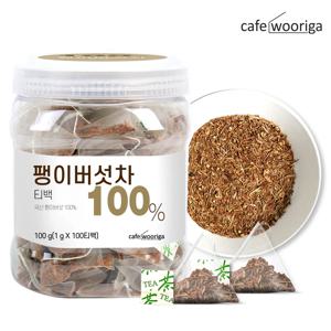 카페우리가 국산 팽이버섯차 100티백