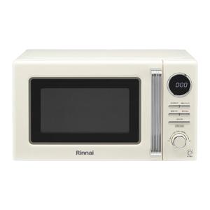 전자레인지 20L RMW-NR20C 크림 버튼식 다이얼 레트로