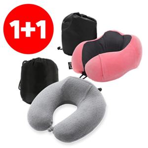 [1+1] 목베개 차량용 여행용 목베개 목쿠션 메모리폼 2종
