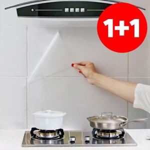 1+1 기름때 오염 방지 렌지가드 주방 투명 스티커 시트지