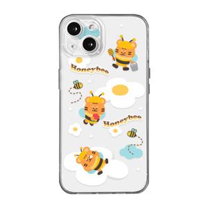 꿀벌 모먼트 러블리 호야 투명 TPU 풀커버 아이폰 갤럭시 폰케이스