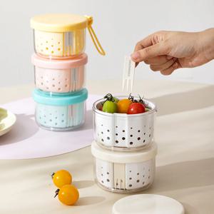 후르츠팟 과일 샐러드 도시락 용기 밀프렙 400ml+400ml 2종세트