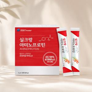 실크랑 아미노 프로틴 실크아미노산 순도100% 식물성 단백질 분말 스틱