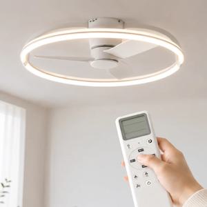 조명 실링팬 리모컨 에어링 LED 천장 선풍기 전등 거실 안방