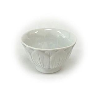 백자 연꽃 조각 다기잔 (지름 6.7 cm) 감성 찻잔 전통 도자기잔 핸드메이드 찻잔