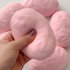 모찌 복숭아빵 스퀴시 말랑이 쫀득볼 슬랑이 asmr
