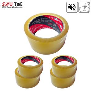 무소음 박스테이프 저소음 핸디컷 중포장 택배용 48mm x 40M 5개