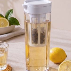 물병 보리차 티 냉장고 뚜껑 차 티백 물통 워터저그 1100ml