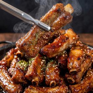 간편하게 먹는 두툼 바베큐 쪽갈비  (숯불/핫) 500g 3팩