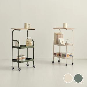 토브 우드상판 트롤리 2 color