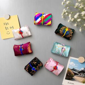 diy kit 미니 보자기 마그넷 색동 금사 보자기 자석 기념품 답례품 전통체험 만들기